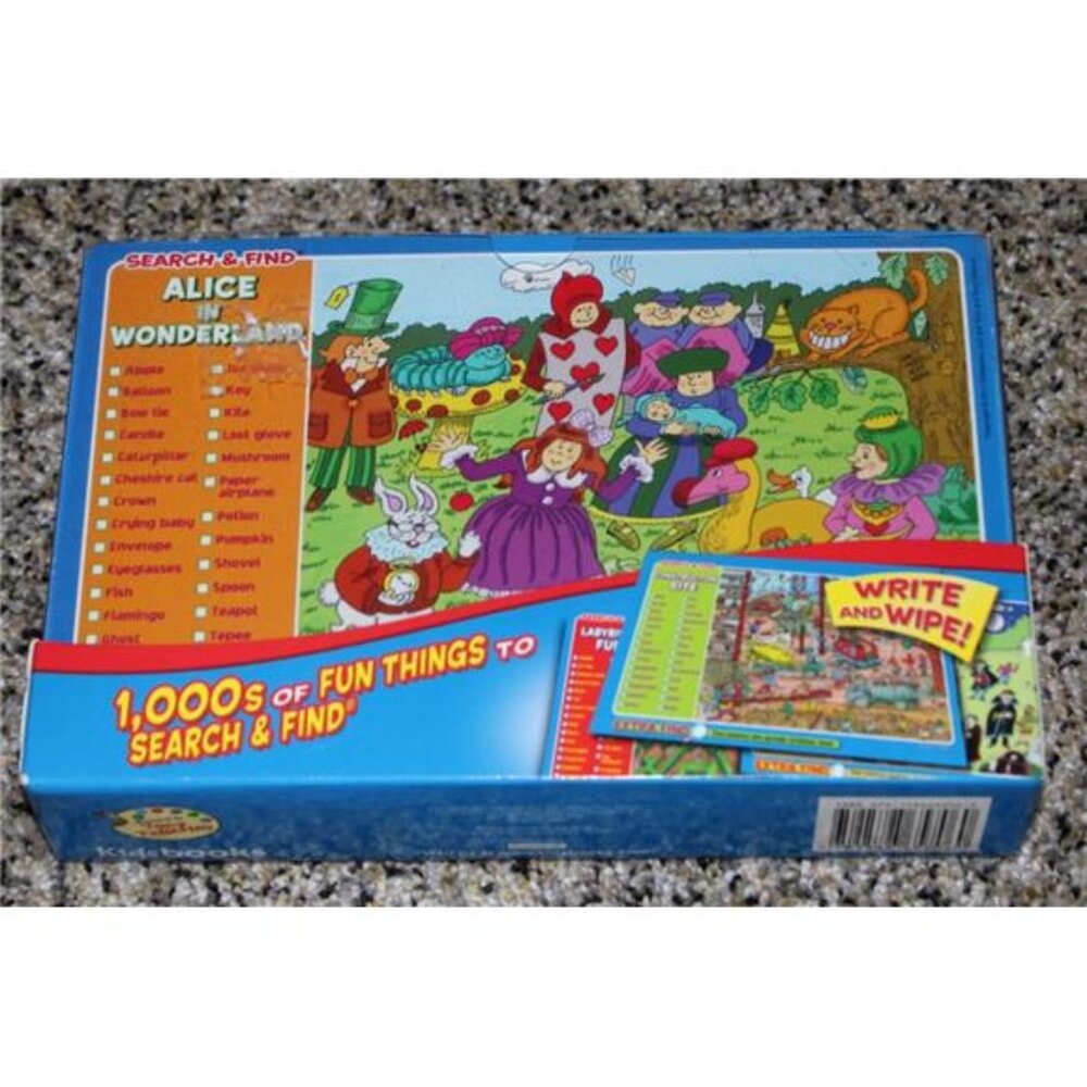 Seek & Find 50 Count Search & Find Write Wipe Kidsbooks Cards Travel Fun